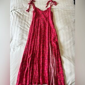 Red Floral Dress